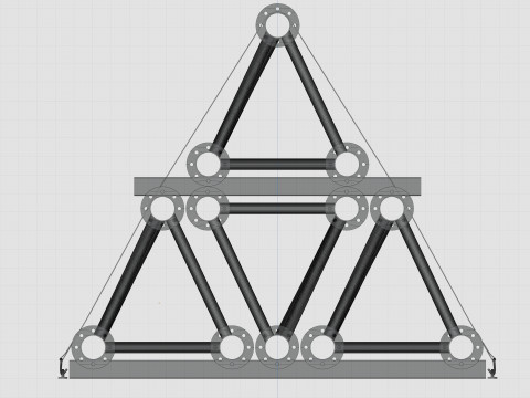 CARGO MODELS FOR TRUCK TRAILER-Roof Modul Type-1 3D-Modell
