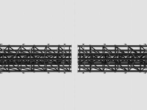 CARGO MODELS FOR TRUCK TRAILER-Roof Modul Type-1 3D-Modell