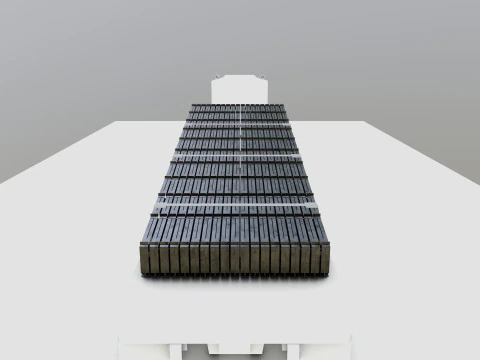 CARGO MODELS FOR TRUCK TRAILER-Roof Modul Type-3 3D Model