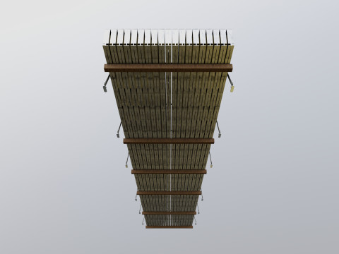 CARGO MODELS FOR TRUCK TRAILER-Roof Modul Type-3 3D-Modell