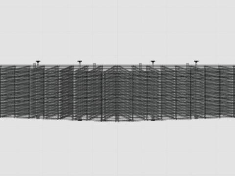 CARGO MODELS FOR TRUCK TRAILER-Roof Modul Type-3 3D-Modell