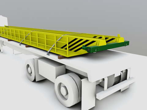 CARGO MODELS FOR TRUCK TRAILER-Overhead Crane Type-1 3D Модель