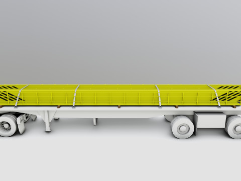CARGO MODELS FOR TRUCK TRAILER-Overhead Crane Type-1 3D Модель