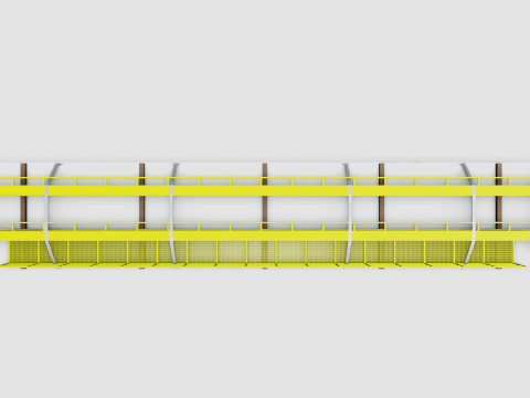CARGO MODELS FOR TRUCK TRAILER-Overhead Crane Type-1 3D Модель
