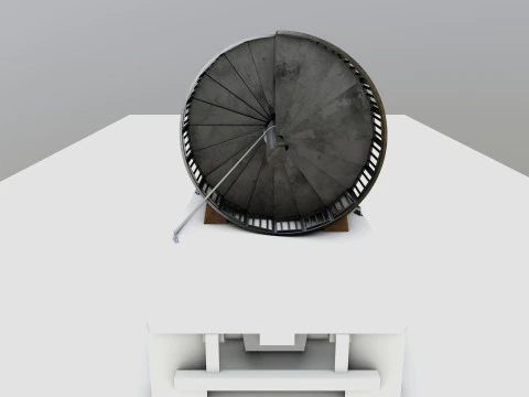 CARGO MODELS FOR TRUCK TRAILER-Spiral Stair Type-1 3D Model