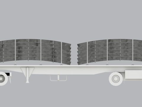 CARGO MODELS FOR TRUCK TRAILER-Bridge Modul Type-1 3D Model