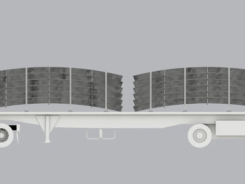 CARGO MODELS FOR TRUCK TRAILER-Bridge Modul Type-1 3D Model