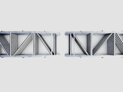 CARGO MODELS FOR TRUCK TRAILER-Bridge Modul Type-1 3D Model