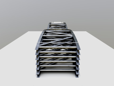 CARGO MODELS FOR TRUCK TRAILER-Bridge Modul Type-1 3D Model