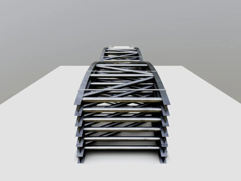 CARGO MODELS FOR TRUCK TRAILER-Bridge Modul Type-1 3D Model