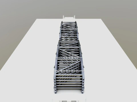 CARGO MODELS FOR TRUCK TRAILER-Bridge Modul Type-1 3D Model