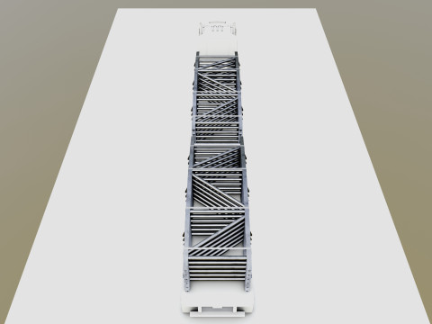 CARGO MODELS FOR TRUCK TRAILER-Bridge Modul Type-1 3D Model
