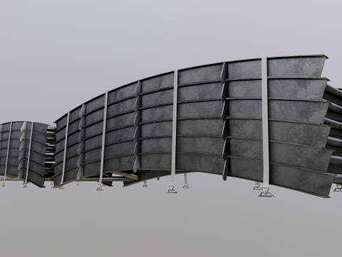 CARGO MODELS FOR TRUCK TRAILER-Bridge Modul Type-1 3D Model