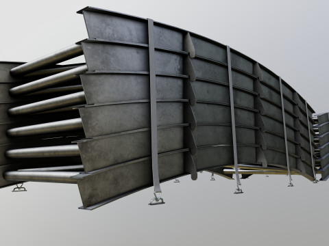 CARGO MODELS FOR TRUCK TRAILER-Bridge Modul Type-1 3D Model