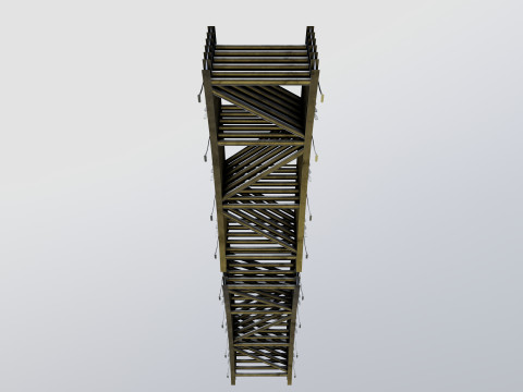 CARGO MODELS FOR TRUCK TRAILER-Bridge Modul Type-1 3D Model