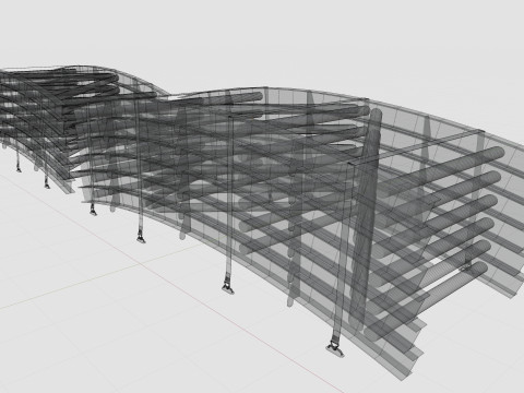 CARGO MODELS FOR TRUCK TRAILER-Bridge Modul Type-1 3D Model