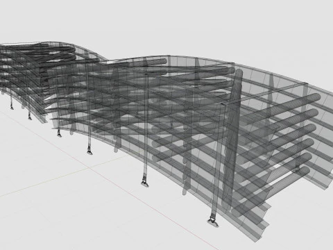 CARGO MODELS FOR TRUCK TRAILER-Bridge Modul Type-1 3D Model