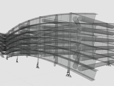 CARGO MODELS FOR TRUCK TRAILER-Bridge Modul Type-1 3D Model