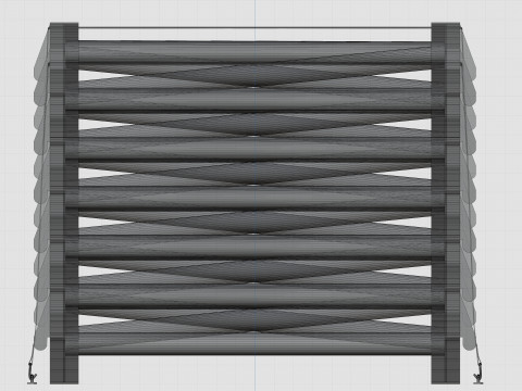 CARGO MODELS FOR TRUCK TRAILER-Bridge Modul Type-1 3D Model