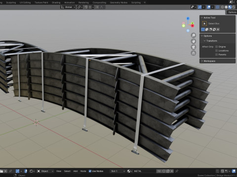 CARGO MODELS FOR TRUCK TRAILER-Bridge Modul Type-1 3D Model