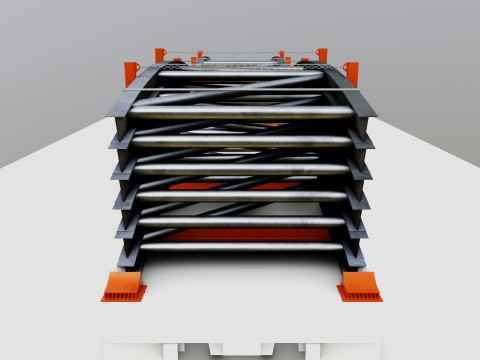 CARGO MODELS FOR TRUCK TRAILER-Bridge Modul Type-1-1 Model 3D