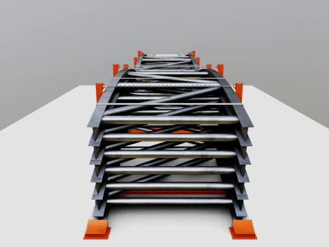 CARGO MODELS FOR TRUCK TRAILER-Bridge Modul Type-1-1 3D Model