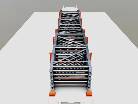 CARGO MODELS FOR TRUCK TRAILER-Bridge Modul Type-1-1 3D Model