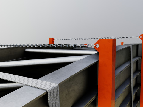 CARGO MODELS FOR TRUCK TRAILER-Bridge Modul Type-1-1 Model 3D