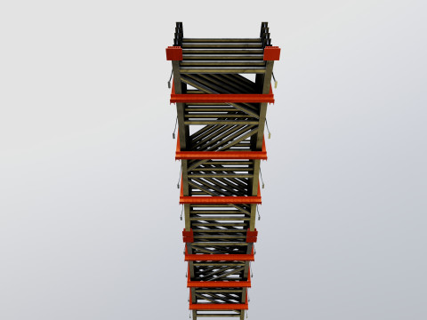 CARGO MODELS FOR TRUCK TRAILER-Bridge Modul Type-1-1 Model 3D