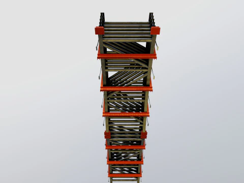 CARGO MODELS FOR TRUCK TRAILER-Bridge Modul Type-1-1 3D Model