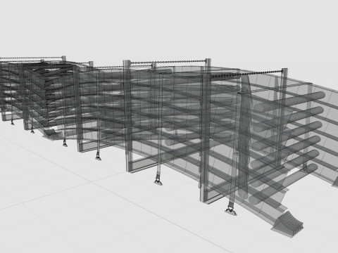 CARGO MODELS FOR TRUCK TRAILER-Bridge Modul Type-1-1 Model 3D