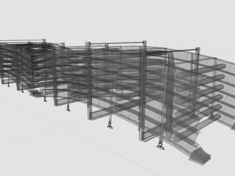 CARGO MODELS FOR TRUCK TRAILER-Bridge Modul Type-1-1 3D Model