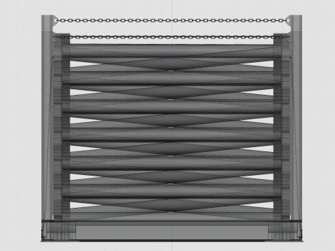 CARGO MODELS FOR TRUCK TRAILER-Bridge Modul Type-1-1 Model 3D