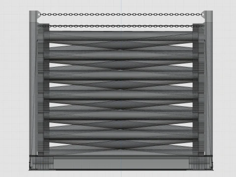 CARGO MODELS FOR TRUCK TRAILER-Bridge Modul Type-1-1 3D Model