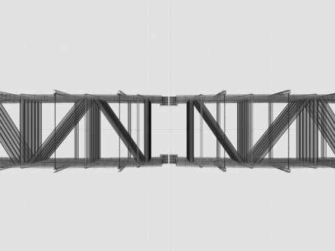 CARGO MODELS FOR TRUCK TRAILER-Bridge Modul Type-1-1 Model 3D