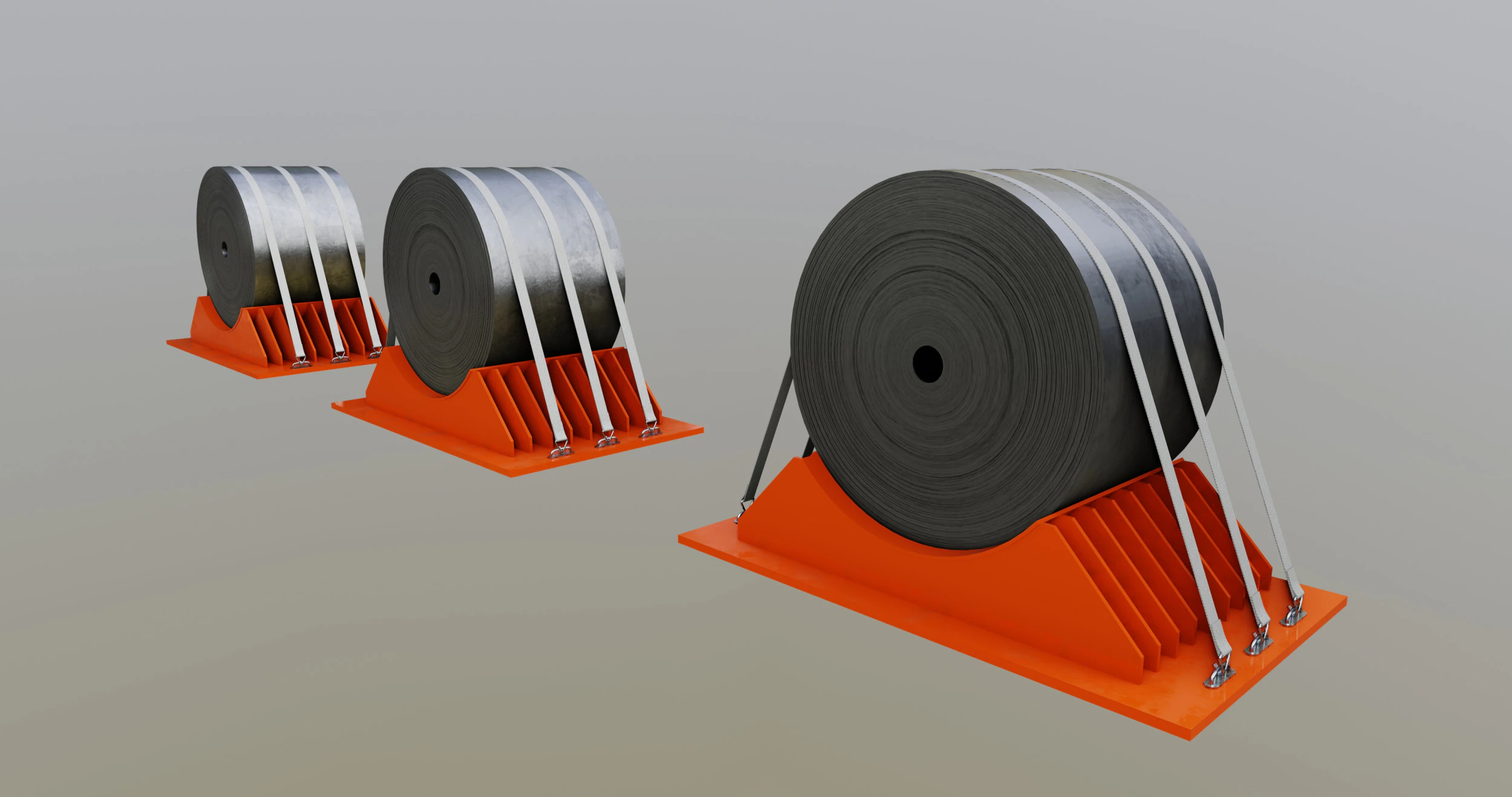 CARGO MODELS FOR TRUCK TRAILER-Roll Sheet Type-1 3D Model .c4d .max .obj .3ds .fbx .stl .blend 
