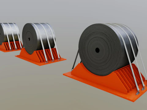 CARGO MODELS FOR TRUCK TRAILER-Roll Sheet Type-1 3D Model