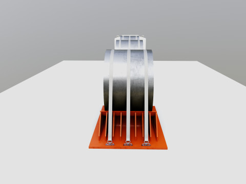 CARGO MODELS FOR TRUCK TRAILER-Roll Sheet Type-1 3D-Modell