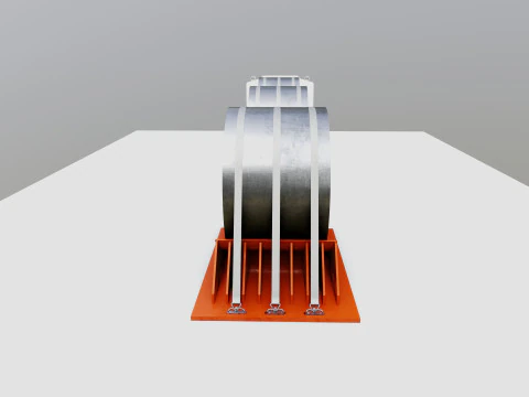 CARGO MODELS FOR TRUCK TRAILER-Roll Sheet Type-1 3D Model
