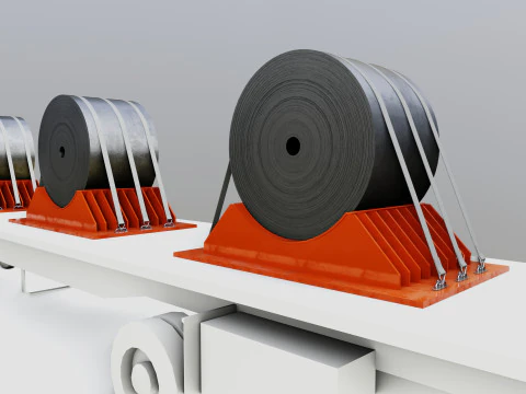 CARGO MODELS FOR TRUCK TRAILER-Roll Sheet Type-1 3D Model