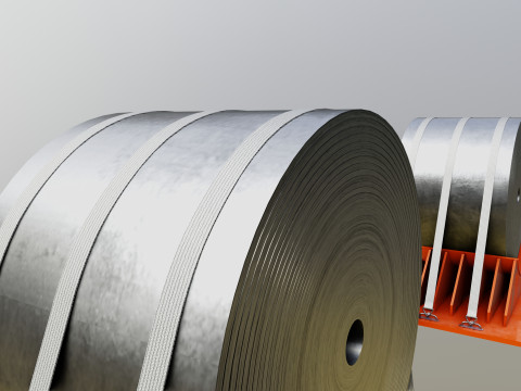 CARGO MODELS FOR TRUCK TRAILER-Roll Sheet Type-1 3D-Modell