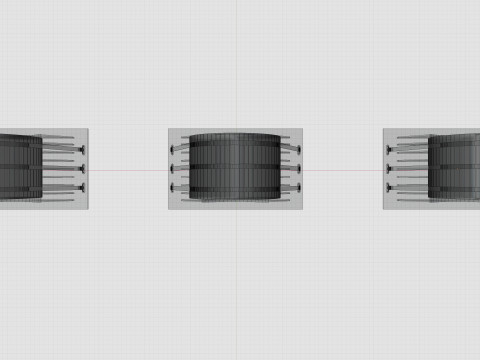 CARGO MODELS FOR TRUCK TRAILER-Roll Sheet Type-1 3D-Modell