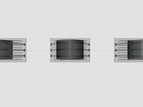 CARGO MODELS FOR TRUCK TRAILER-Roll Sheet Type-1 3D Model