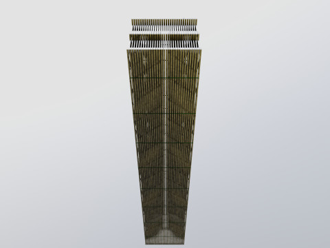 CARGO MODELS FOR TRUCK TRAILER-Roof Modul Type-4 3D Model