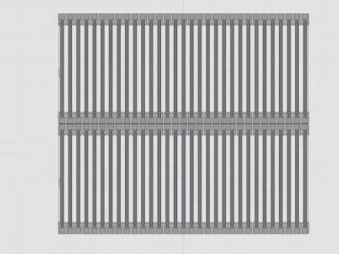 CARGO MODELS FOR TRUCK TRAILER-Roof Modul Type-4 3D Model