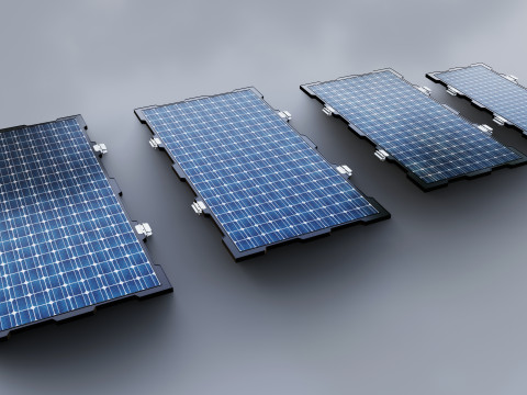 New Frame Solar Panel Collection 3D Модель