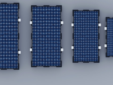 New Frame Solar Panel Collection Modelo 3D