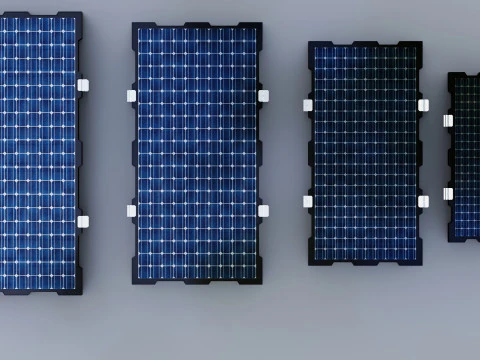 New Frame Solar Panel Collection 3D Model