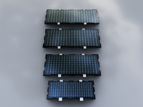 New Frame Solar Panel Collection Modelo 3D