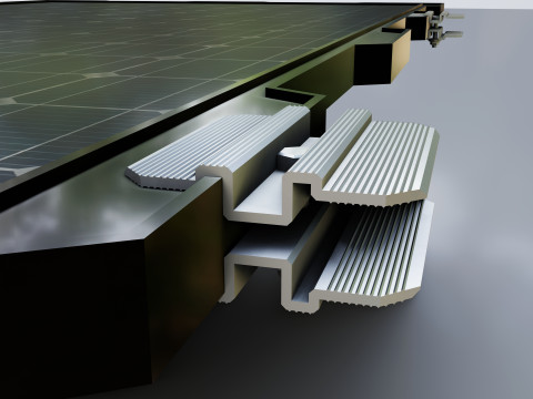 New Frame Solar Panel Collection Modelo 3D